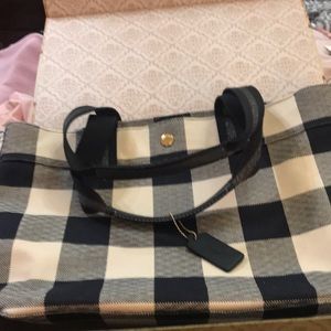 Coach large travel tote